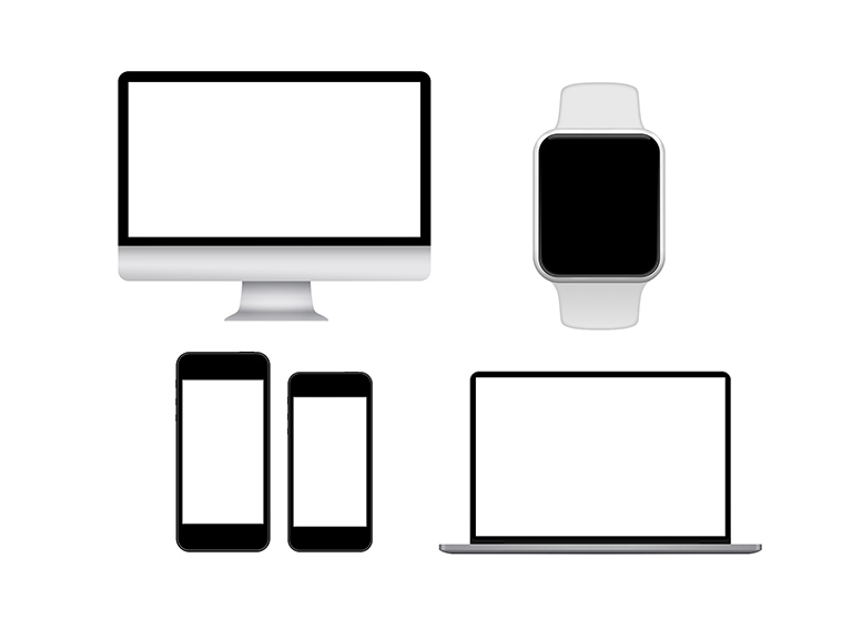 Verschiedene Arten von Displays