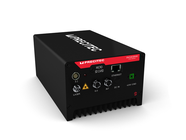 Enovasense Point Sensor – 透视图 Enovasense Point Sensor 的透视图 – 用于高精度非接触式测量应用。